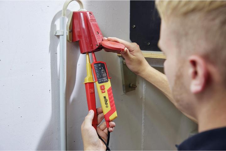 Actual product image Wiha Voltage and continuity tester (CAT IV 600V, CAT III)