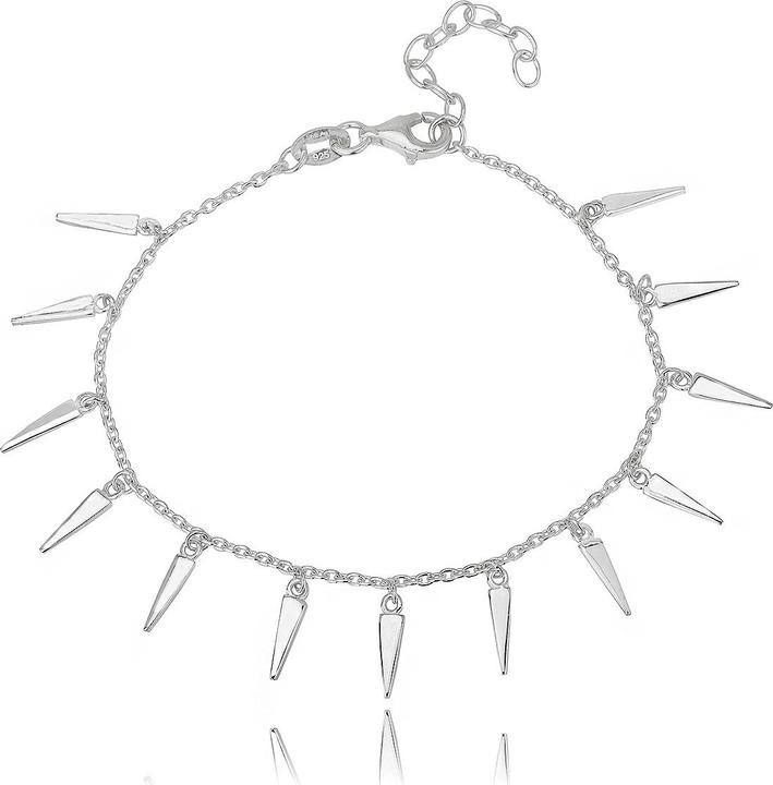 Leyda Armkette Anhänger (18.50 cm, Silber 925, Synthetischer Stein)