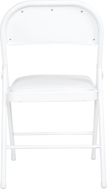 Produktbild HTI-Living Klappstuhl Kunstleder Gestell Weiss 6er-Set