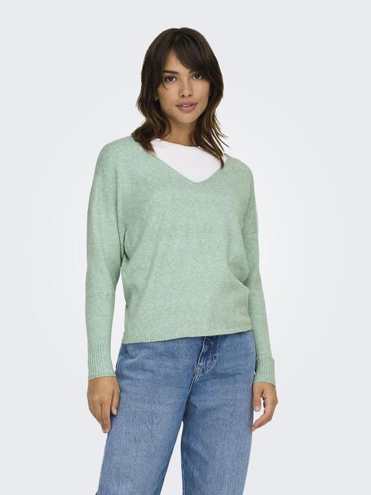 Actual product image Only Onlrica Life L/S V-Neck Pullo Knt Noos (M)