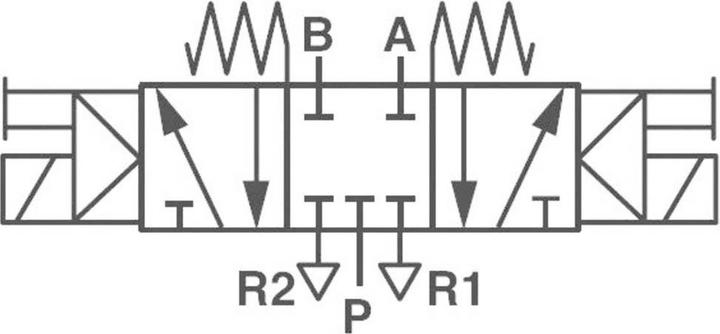 Norgren Mechanischbetätigtes Pneumatik-Ventil V50A611A-A213A 24 V/DC Gehäusemat