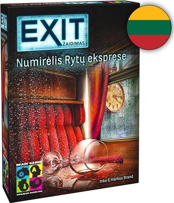 Actual product image Brain Games EXiT: Dead in the Eastern Express LT (Lithuanian)