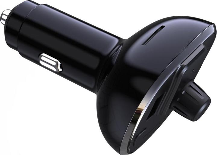 xO transmiter FM BCC05 Bluetooth MP3 car charger 18W black