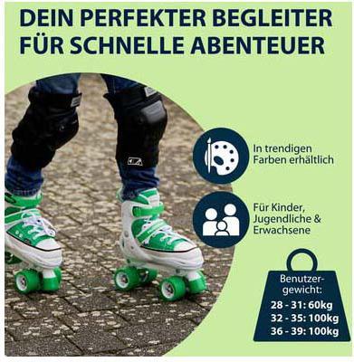 Produktbild Hudora Rollschuhe SNEAKER (36, 37, 38, 39)