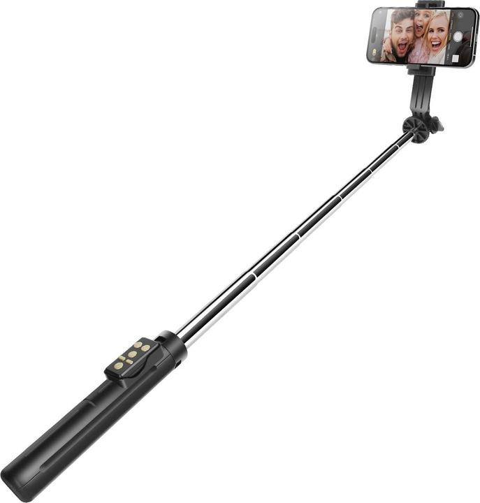 Actual product image Forever Bluetooth selfie stick tripod SST-100 black