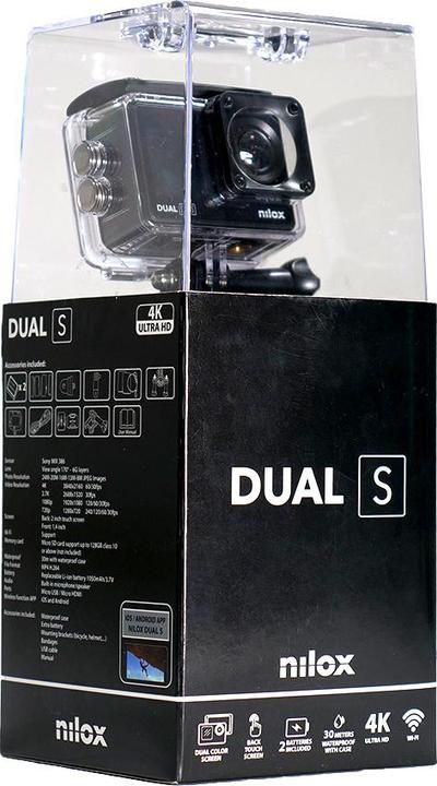 Image du produit Nilox Caméra de sport DUAL S 13 MP 4K Ultra HD CMOS 68 g