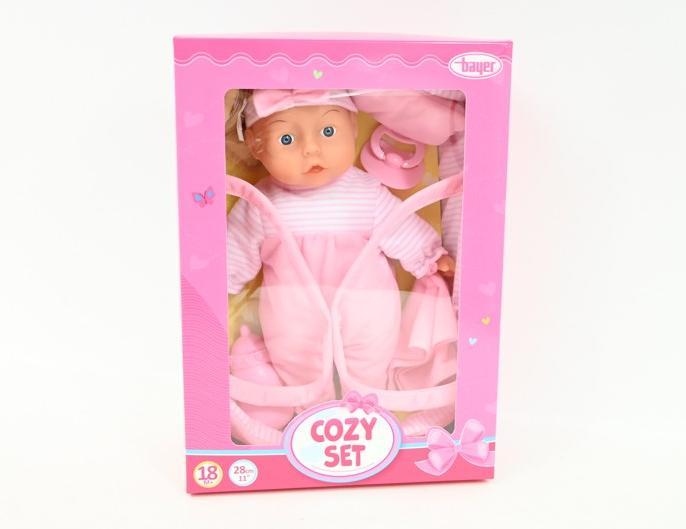 Actual product image No Name BAYER Baby Doll 28cm+Baby Carrier 92866AR 18439