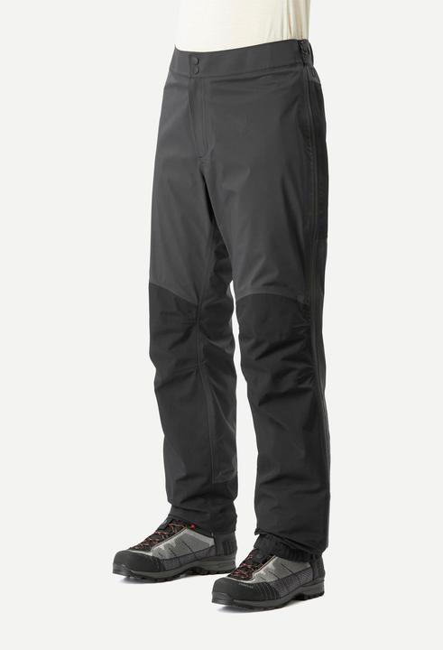Actual product image Forclaz Men's waterproof rain trousers 20,0000 mm water column trekking - MT900 black (Frequency band 38 (2600 MHz))