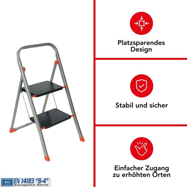 Actual product image Toolland Stepix stool 2 steps (Stile, 52 cm)