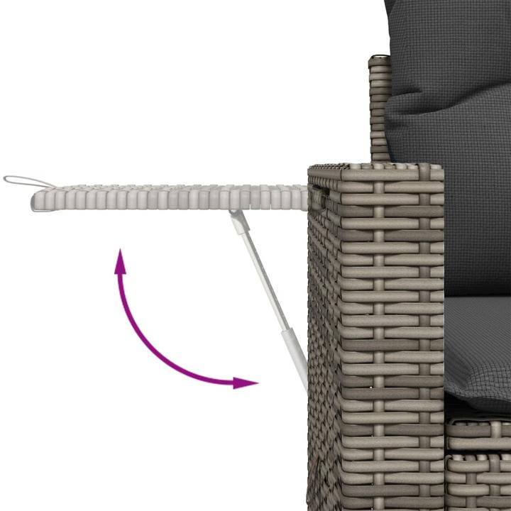 Produktbild VidaXL Gartenmöbel Sofa Garnitur Gartengarnitur Garten Sitzgruppe 9-tlg. Beige