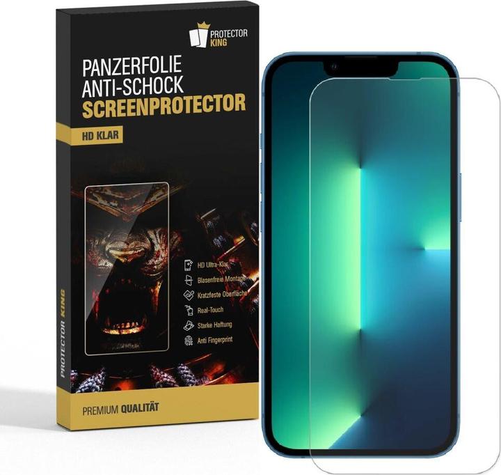 Produktbild Protectorking 4x 9H Panzerglas flexibel HD Klar (4 Stück, Apple iPhone 13 mini)