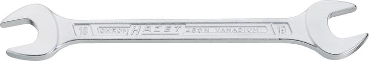 Actual product image HAZET Double open-end wrench 450NA-25/32X7/8VKH ∙ Outside hexagon profile ∙ 25⁄32 x 7⁄8 ″