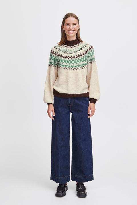 Actual product image B.young BYMARITNE JACQUARD JUMPER - 20813540 (M)