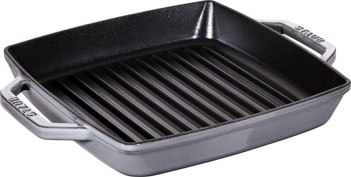 Produktbild Staub Grillpfanne mit 2 Griffen (Grillpfanne, Gusseisen)