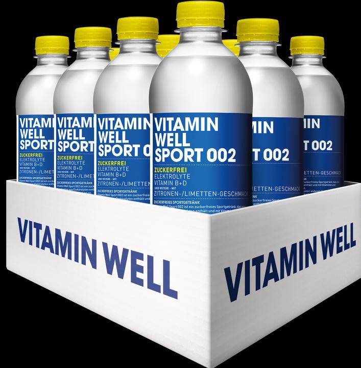 Vitamin Well Sport 002 (Zitrone-Limette, 12 x)