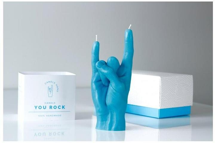 Actual product image Candle Hand You Rock (1 pcs.)