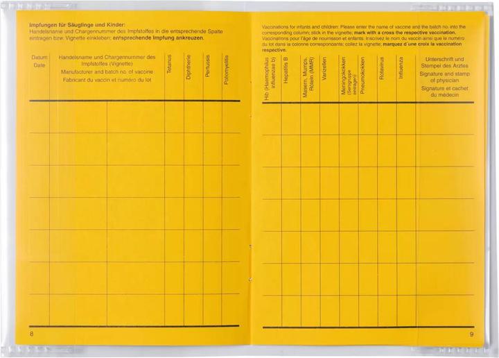 Image du produit HERMA Pochettes pour carnets de vaccination (9,5 x 13,5 cm, 1 x)