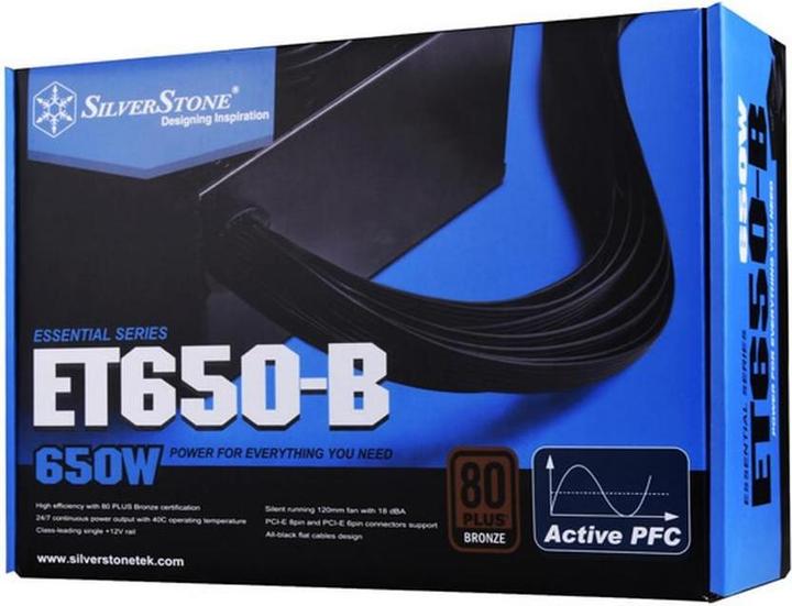 Actual product image Silverstone Power supply SST-ET650-B 650 W (650 W)