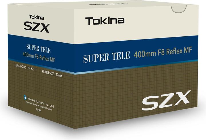 Actual product image Tokina SZX Super Tele 400mm f/8 Reflex Canon RF (Canon RF, full size)