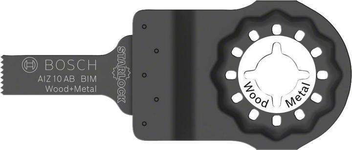 Produktbild Bosch Professional Zubehör BIM Tauchsägeblatt AIZ 10 AB, Wood and Metal, 20 x 10 mm