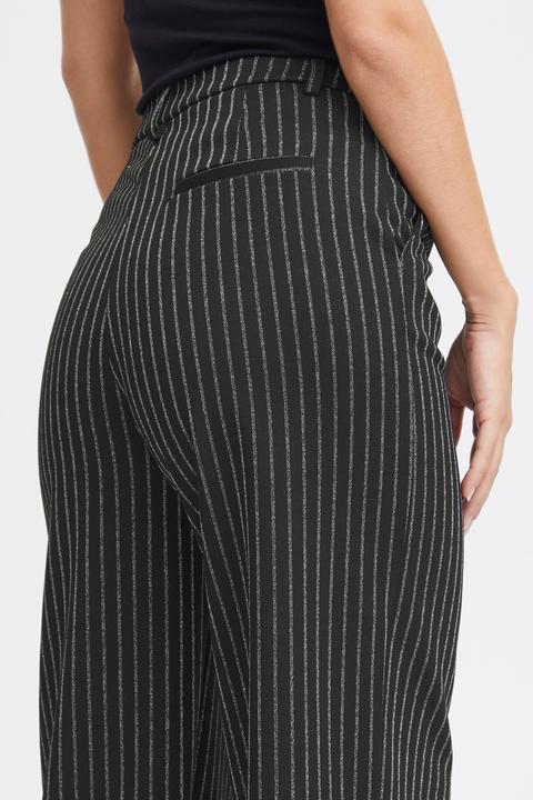 Actual product image Pulz Jeans Pulz - PZKIRA LUREX HW Pants Wide Leg - Trousers - 50207741 (XXL)