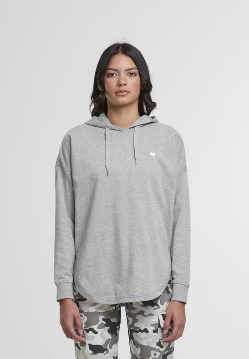 Actual product image Mister Tee MisterTee Heart EMB Ladies Oversized Hoody - 201297 (XS)