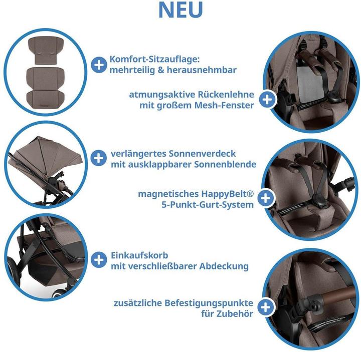 Produktbild ABC Design Kinderwagen 3 in 1 3in1 Kombi-Kinderwagen-Set Salsa 5 Air All