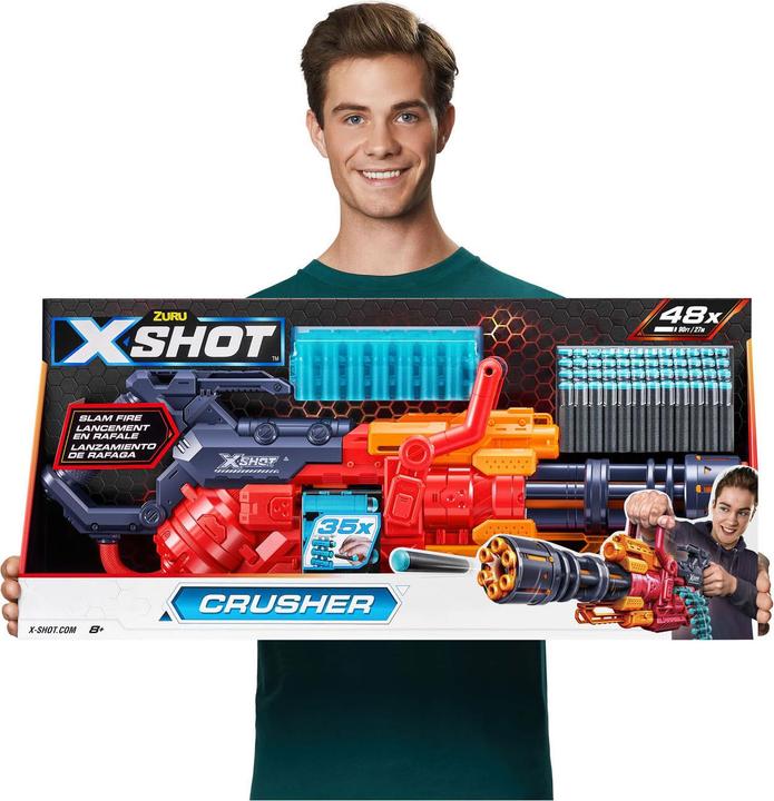 Immagine prodotto Xshot X-Shot - Dart Blaster - Excel - Crusher - 35-Dart Bel + 48 Darts (36382)