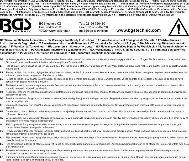 Produktbild BGS Nockenwellen-Haltewerkzeug für Mercedes-Benz 272 / 273 Motoren