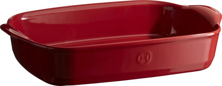 Produktbild Emile Henry Plat à gratin rectangulaire 36,5 x 23,5cm - 2,7L - 6 pers - Rouge Grand cru