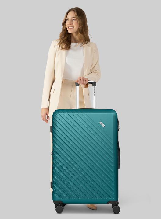 Immagine prodotto Check.In Paradise 2.0 4 Rollen Trolley L 78 cm mit Dehnfalte (110 l, XL (da 115l))