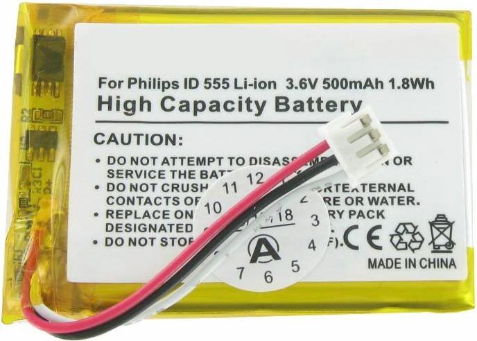 Philips Akku ID 555 Akku SL-422943