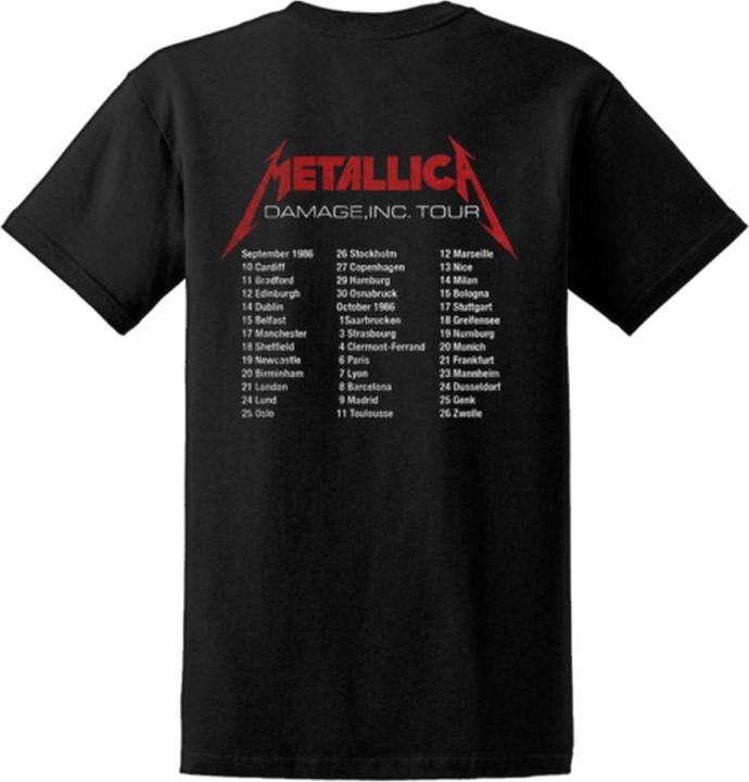 Produktbild Metallica Master Of Puppets European Tour '86 TShirt (XL)