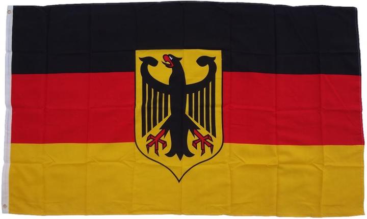 trends4cents XXL Flagge Deutschland mit Adler 250 x 150 cm Fahne mit 3 Ösen 100g/m² Stoffgewicht