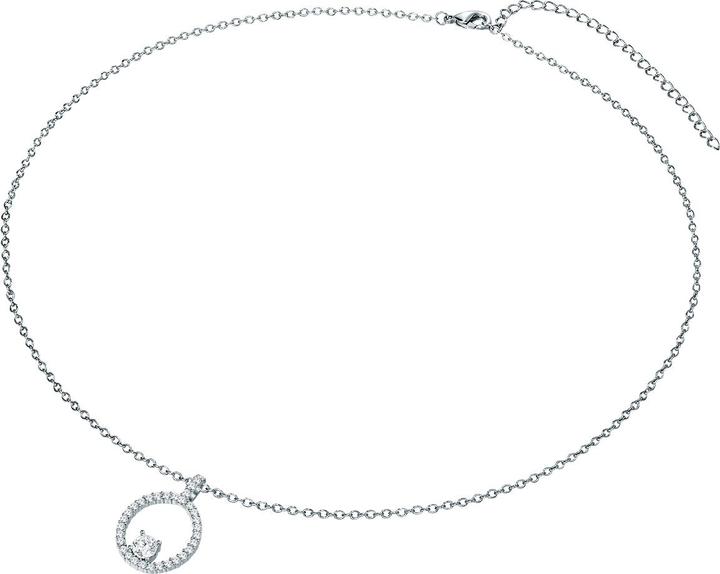 Immagine prodotto Lulu & Jane Ottone da donna ornato con cristalli Swarovski® argento Catena base da 42,0 cm + estensore da 7,0 cm (Ottone, 42 - 49 cm)