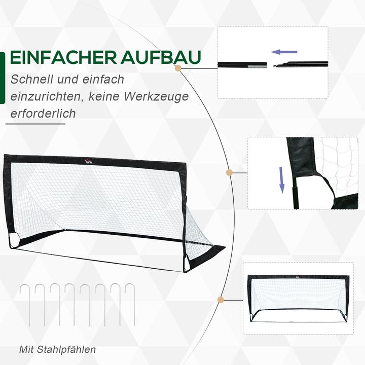 Produktbild Homcom Fussballtor im 2er Set