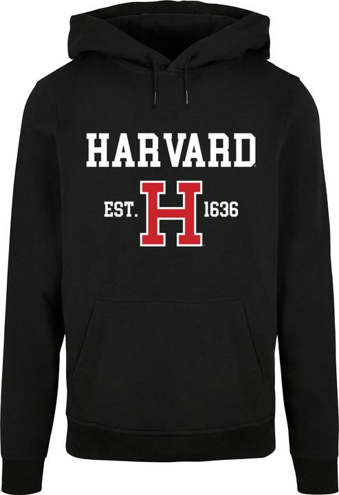 Immagine prodotto Merchcode Università di Harvard - Felpa con cappuccio Basic Est 1636 - 136679 (XXL)