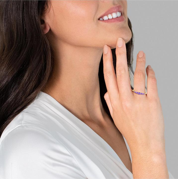 Immagine prodotto Glanzstücke München Donna Argento Sterling Ametista Oro Giallo - 28683 (50, 925 Argento)