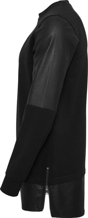 Image du produit Urban Classics Long Zipped Synthetic Leather Crewneck (M)