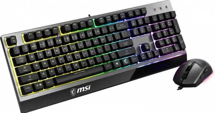 Actual product image MSI VIGORGK30COMBOUS Keyboard USB QWERTY UK International Black (Eng. Int., Cable)