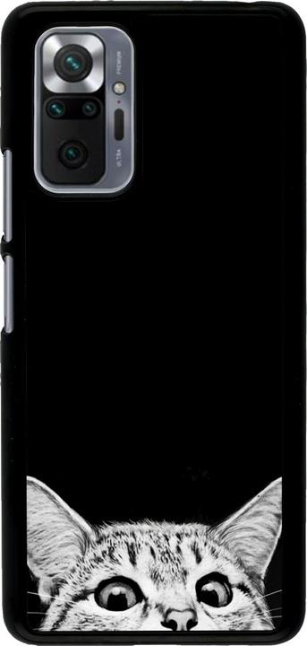Actual product image PhoneLook Cover Cat Looking Up Black (Xiaomi Redmi Note 10 Pro)