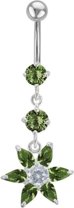 Bijouteria Bauchpiercing (Edelstahl, Silber 925, Zirkonia)
