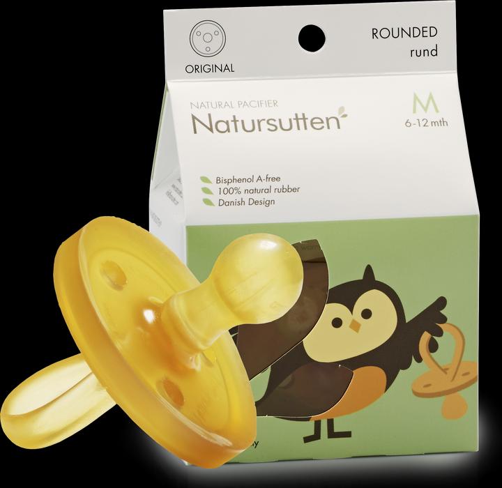 Produktbild Natursutten Bio Schnuller Rundschild Kirschform M 6-12 Monate (6 - 12 Monate)