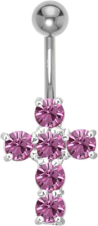 Produktbild Bijouteria Bauchpiercing (Edelstahl, Messing, Kristall)