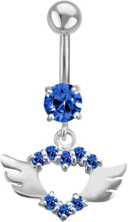 Bijouteria Bauchpiercing (Edelstahl, Silber 925, Zirkonia)