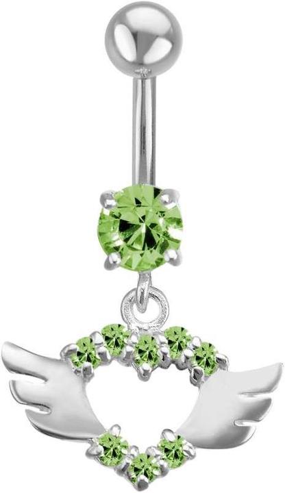 Bijouteria Bauchpiercing (Edelstahl, Silber 925, Zirkonia)