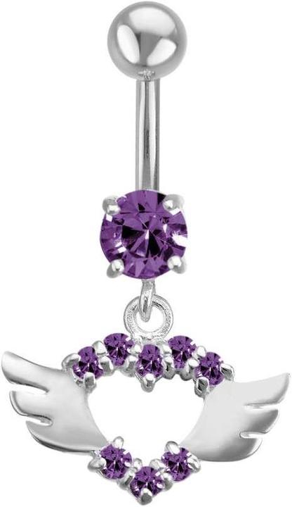 Bijouteria Bauchpiercing (Edelstahl, Silber 925, Zirkonia)