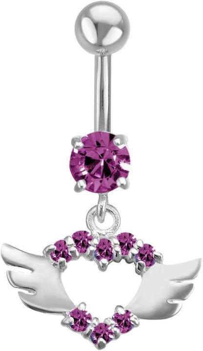 Immagine prodotto Bijouteria Piercing ventre (Acciaio inossidabile, Argento 925, Zirconia)