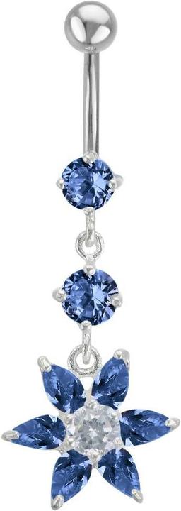 Actual product image Bijouteria Bellypiercing (Stainless steel, Silver 925, Zirconia)