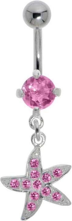 Bijouteria Bauchpiercing (Edelstahl, Silber 925, Kristall)